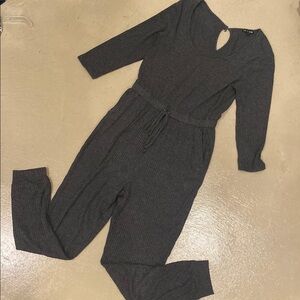 Women's Charcoal Jumpsuit
